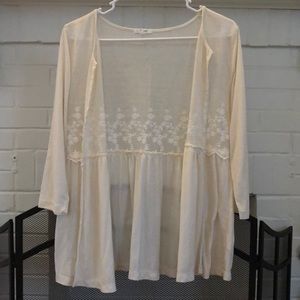 Maurices open front blouse